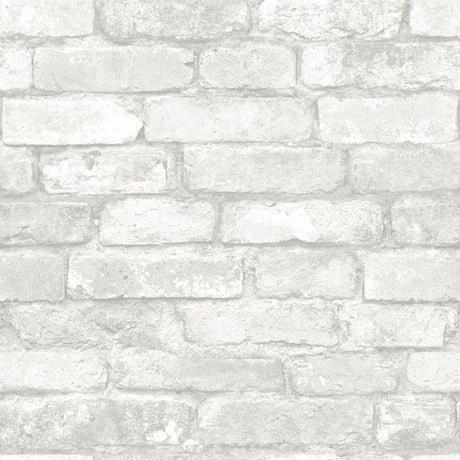 NuWallpaper 20.5 in. W X 216 in. L Brick Peel and Stick Wallpaper, Pack of 4