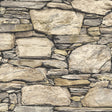 NuWallpaper 20.5 in. W X 216 in. L Hadrian Stone Peel and Stick Wallpaper, Pack of 4