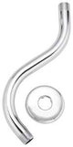Plumb Pak PP825-191 Shower Arm With Flange, 11-1/4 in L, Stainless Steel, Polished Chrome, S