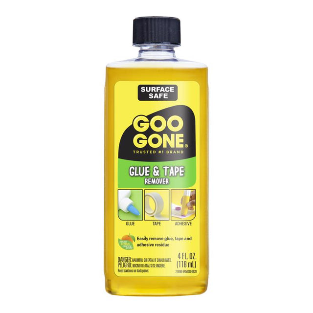 Goo Gone Liquid Adhesive Remover 4 oz, Pack of 6