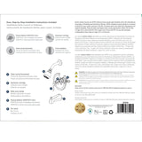 Boston Harbor TQ-F1214517RW Tub/Shower, Fixed-Mount Showerhead, 1.75 gpm Showerhead, 1-Spray Setting, 1-Handle