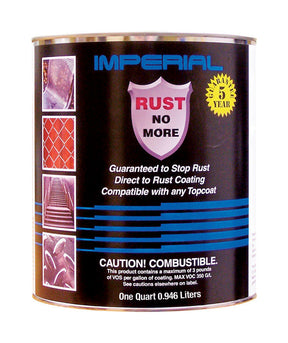 Imperial Rust No More Gray Gloss Silicone Enamel Primer 1 qt, Pack of 6