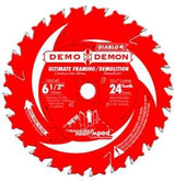Diablo Demo Demon Amped D0624DA Circular Saw Blade, 6-1/2 in Dia, 5/8 in Arbor, 24-Teeth