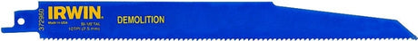 Irwin 372960P5 Reciprocating Saw Blade, 1-7/8 in W, 9 in L, 10 TPI, Cobalt/Steel Cutting Edge