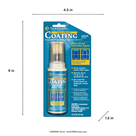 Homax Tile Guard Grout Whitener 4.3 oz, Pack of 6