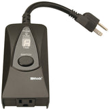 Woods 50013 Programmable Digital Timer, 15 A, 125 V, 1875 W, 24 hr Time Setting, Black