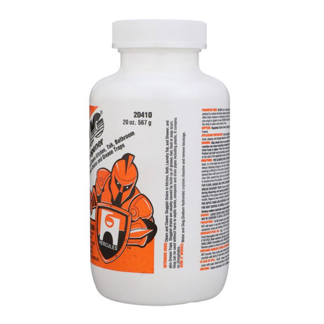 Oatey Glug Crystals Drain Opener 20 oz, Pack of 24