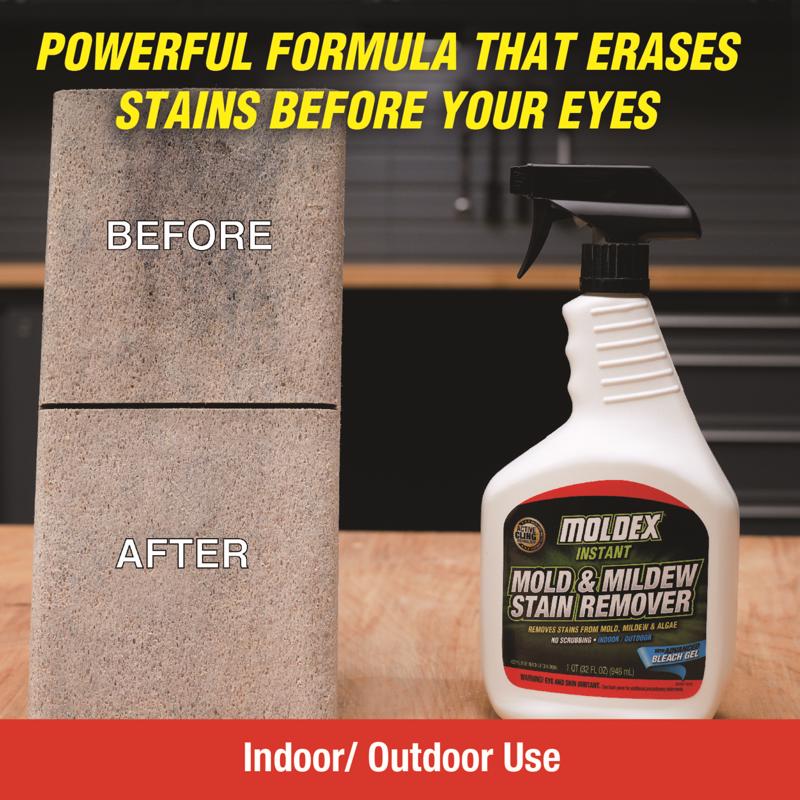 Moldex Mold and Mildew Stain Remover 32 oz, Pack of 6