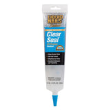 Liquid Nails Low Strength Rubber Clear Sealant 5.5 oz, Pack of 6