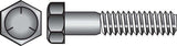 HILLMAN 5/16 in. D X 1-1/2 in. L Heat Treated Zinc Steel Hex Head Cap Screw 100 pk