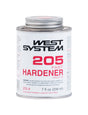 West System 205 Hardener High Strength Epoxy Clear Fast Hardener Curing Agent 7 oz, Pack of 4