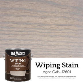 Old Masters Semi-Transparent Aged Oak Oil-Based Wiping Stain 1 gal, Pack of 2