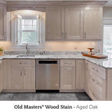 Old Masters Semi-Transparent Aged Oak Oil-Based Wiping Stain 1 gal, Pack of 2