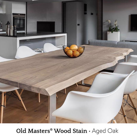 Old Masters Semi-Transparent Aged Oak Oil-Based Wiping Stain 1 gal, Pack of 2
