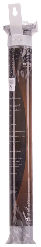 ProSource 21012ZCX-PS Adjustable Closet Rod, 18 to 30 in L, Steel, Silver