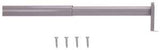 ProSource 21012ZCX-PS Adjustable Closet Rod, 18 to 30 in L, Steel, Silver