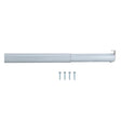 ProSource 21012ZCX-PS Adjustable Closet Rod, 18 to 30 in L, Steel, Silver