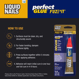 Liquid Nails Fuze-It High Strength Hybrid Adhesive Clear Perfect Glue 0.75 oz