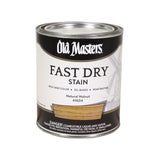 Old Masters Professional Semi-Transparent Natural Walnut Oil-Based Alkyd Fast Dry Wood Stain 1 qt, Pack of 4