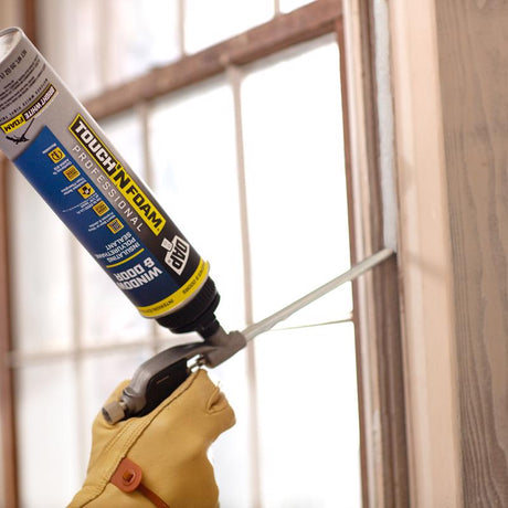 DAP Touch 'n Foam Professional Series 7565002010 Window & Door Foam Sealant, White, 20 oz Can, Pack of 12