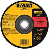 DEWALT DW8427 Cutting Wheel, 7 in Dia, 0.045 in Thick, 7/8 in Arbor, Medium, Aluminum Oxide Abrasive