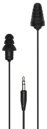 Plugfones Guardian PG-BB Wired Earphones, 23/26 dB SPL, Black