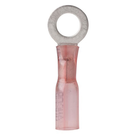 Ancor 310603 Marine Grade Heat Shrink Ring Terminals, 3/8 Fastener, 22-18 Wire, Red, 3/Pk