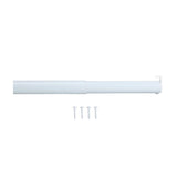 ProSource 21013PHX-PS Adjustable Closet Rod, 30 to 48 in L, Steel