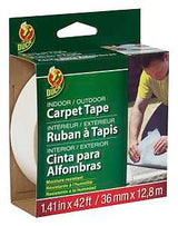 Duck 392907 Carpet Tape, Double Ended, 42 ft L, 1.41 in W