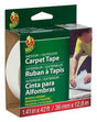 Duck 392907 Carpet Tape, 42 ft L, 1.41 in W, Fiberglass Backing, White
