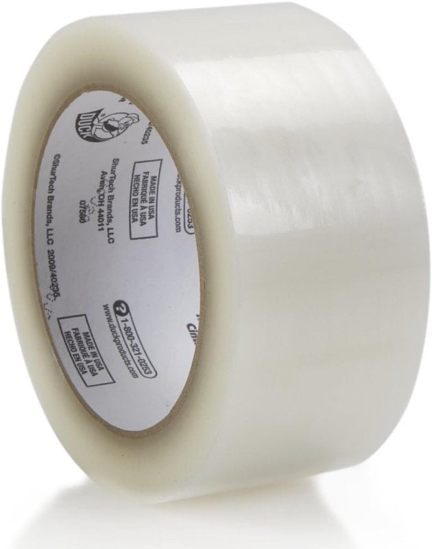 Duck 240974 Packaging Tape, Clear, 1.88 in W
