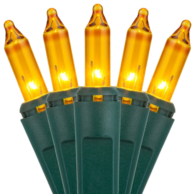 Hometown Holidays 2980-10/U13Y072M Light Set, 100-Lamp, Gold Lamp