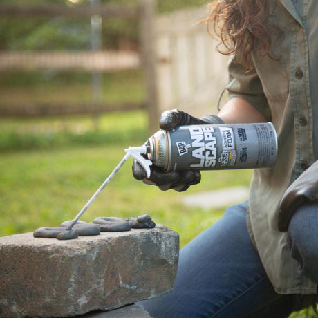 Touch 'n Foam Landscape Black Polyurethane Foam Filler/Adhesive 12 oz, Pack of 12