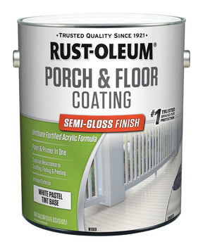 Rust-Oleum Porch & Floor Semi-Gloss Tint Base Porch and Floor Paint+Primer 1 gal, Pack of 2