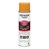 Rust-Oleum 203033 Inverted Marking Spray Paint, Caution Yellow, 17 oz, Can