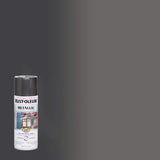 Rust-Oleum Stops Rust Metallic Charcoal Spray Paint 11 oz, Pack of 6