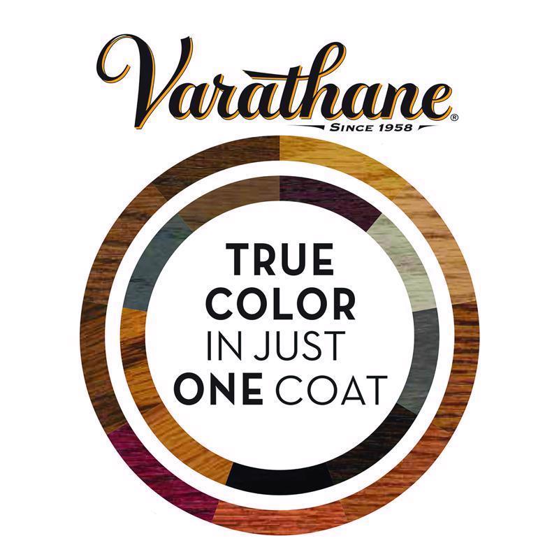 Varathane Semi-Transparent Gloss Honey Maple Oil-Based Urethane Modified Alkyd Fast Dry Wood Stain 1