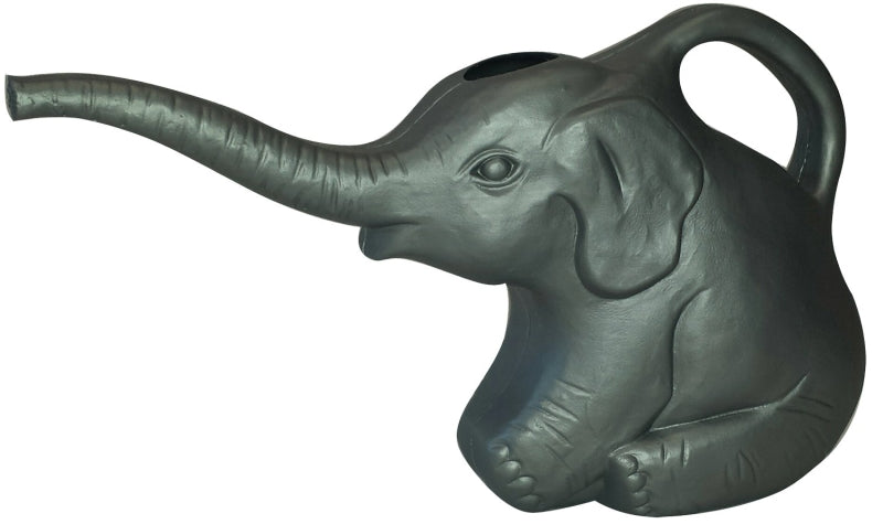 Union Products 63182 Elephant Watering Can, 2 qt Can, Polyethylene, Gray