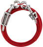 Guardian Gear Q3515SPG99 Tie-Out with Spring, 15 ft L Belt/Cable, For: Large Dogs Up to 60 lb