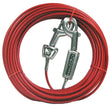 Guardian Gear Q3530SPG99 Tie-Out with Spring, 30 ft L Belt/Cable, For: Large Dogs Up to 60 lb