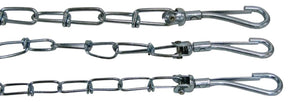 Guardian Gear 43720 Pet Tie-Out Chain, Twist Link, 20 ft L Belt/Cable, Steel, For: Large Dogs Up to 60 lb