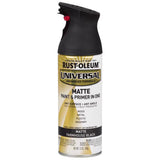 Rust-Oleum Universal Matte Farmhouse Black Spray Paint 12 oz, Pack of 6