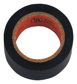 Vulcan W501D Electrical Tape, 30 ft L, 0.75 in W, PVC Backing, Black, Pack of 18