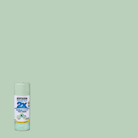 Rust-Oleum Painter's Touch 2X Ultra Cover Gloss Modern Mint Paint+Primer Spray Paint 12 oz