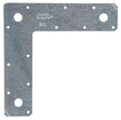 Simpson Strong-Tie L 88L L-Strap, 8 in L, 2 in W, Steel, Galvanized, Fastening Method: Nail, Pack of 10