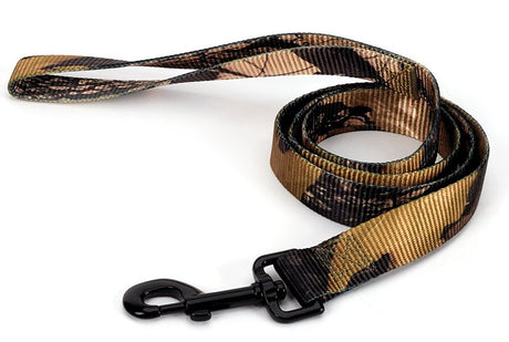 Guardian Gear 2950097 Hunting Lead, 48 in L, 1 in W, Nylon Line, Camo, Fastening Method: Spring Snap, M, L Breed