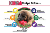 Kong Classic T1 Dog Toy, L, Rubber, Red