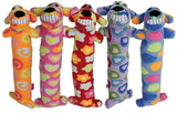 multipet MP478400 Dog Toy, Loofa, Plush, Assorted