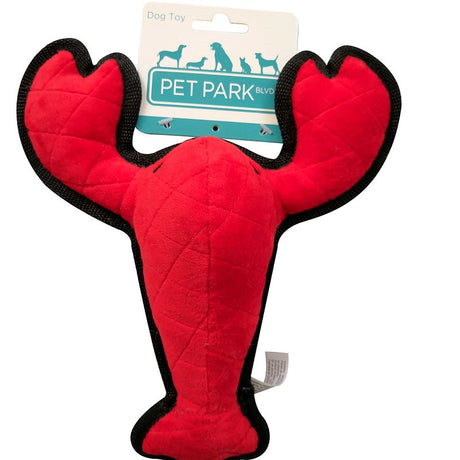 Pet Park Blvd US2021 14 12 Dog Toy, Small, Chew, Tuffimals Lobster