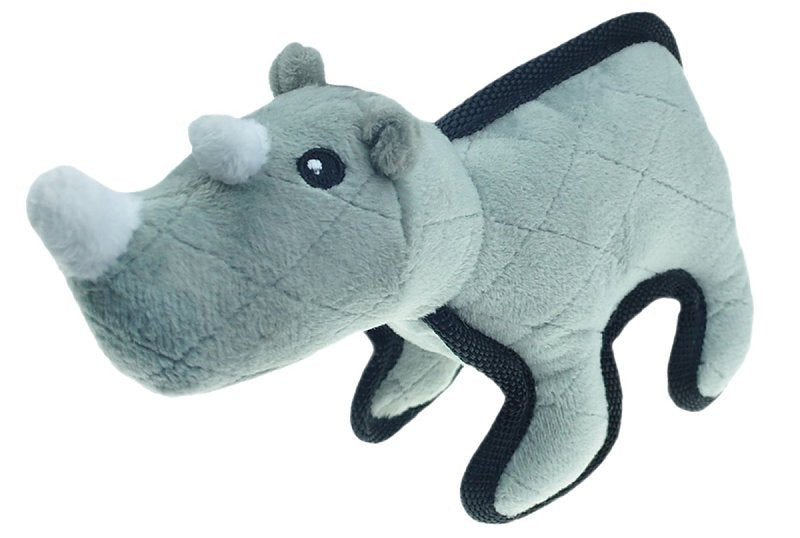 Pet Park Blvd US2021 14 20 Dog Toy, Small, Chew, Tuffimals Rhino